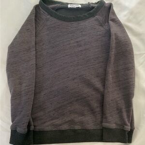 Splendid Kids Charcoal and Black Raglan Pullover